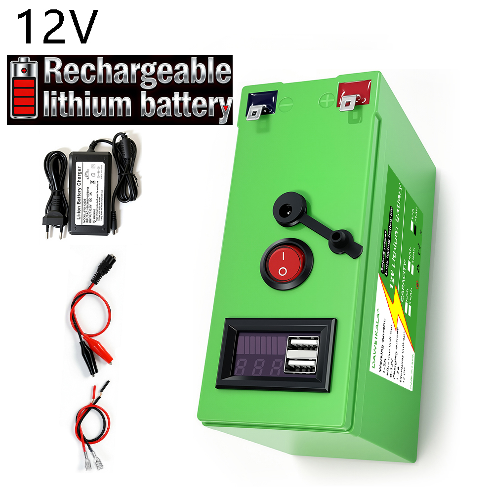Home Automation Industry - 12V Battery 9Ah-21Ah 18650 Lithium Rechargeable