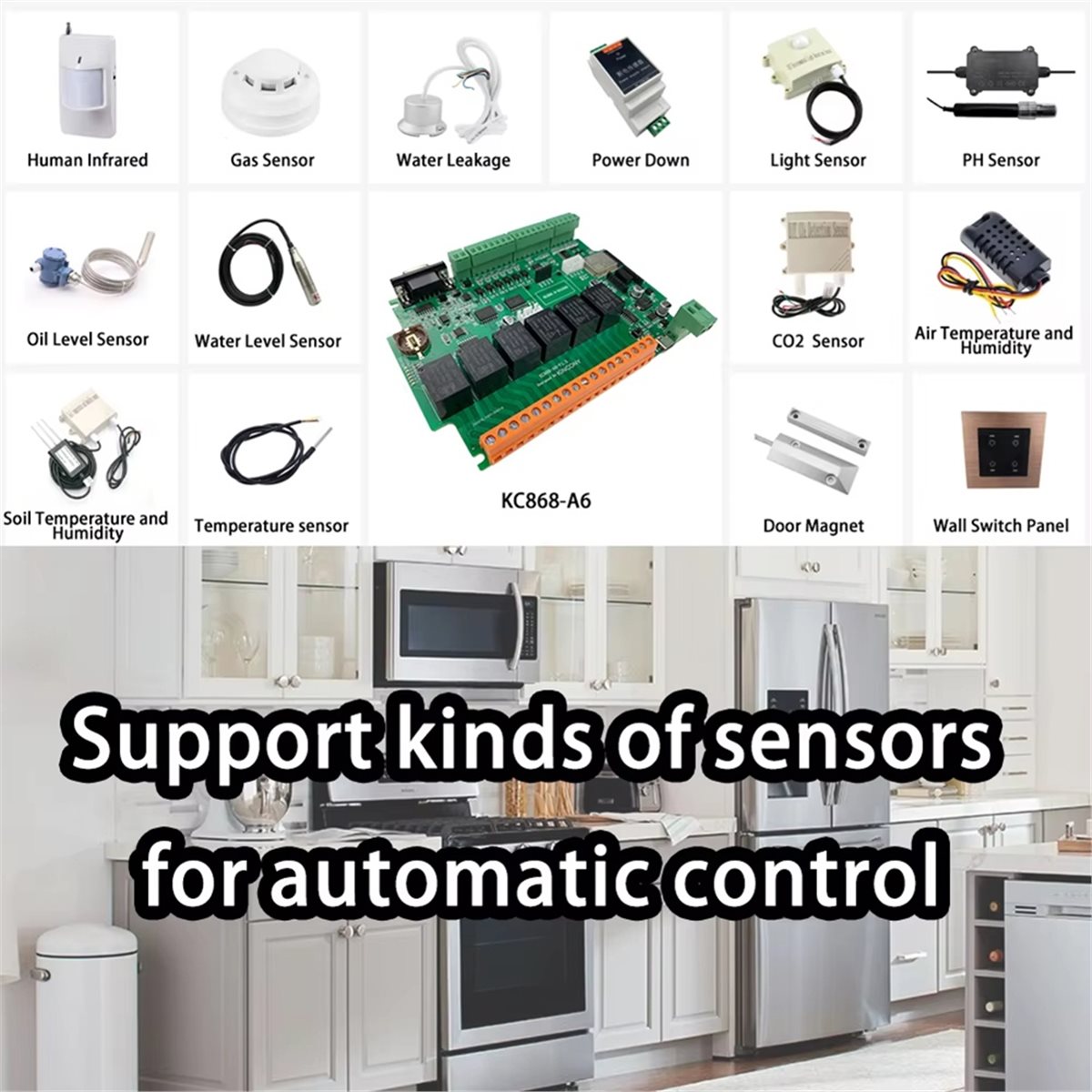 Home Automation Systems Diy - KC868-A6 Development Board MQTT Web HTTP