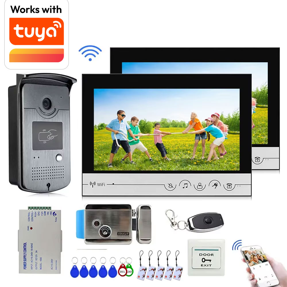 Tuya 9 inch color wireless WiF - đánh giá và giá Smart Doorbell Wired