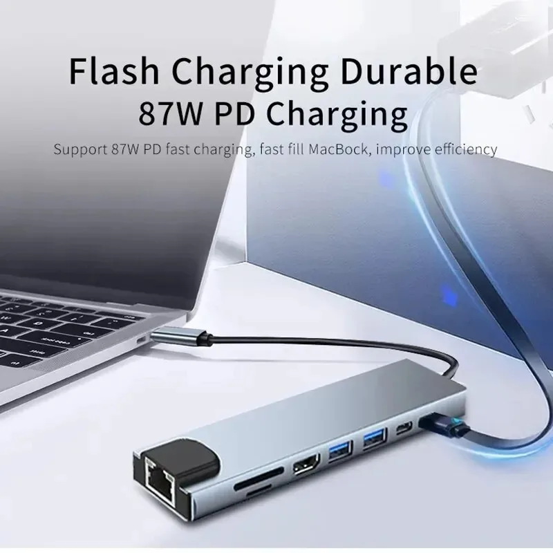 USB C Hub 3/7/8/11in1 7in2 Typ - đánh giá và giá Home Assistant Sd