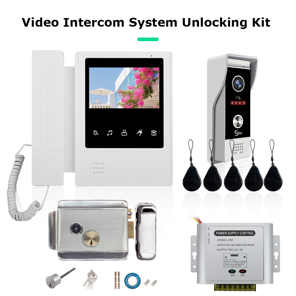 4.3 Inch LCD Video Intercom Sy - đánh giá và giá Smart Doorbell Wired
