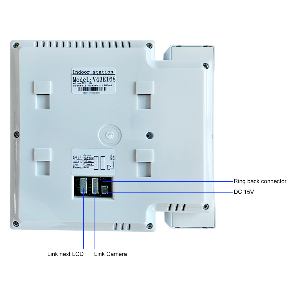 4.3 Inch LCD Video Intercom Sy - đánh giá và giá Smart Doorbell Wired