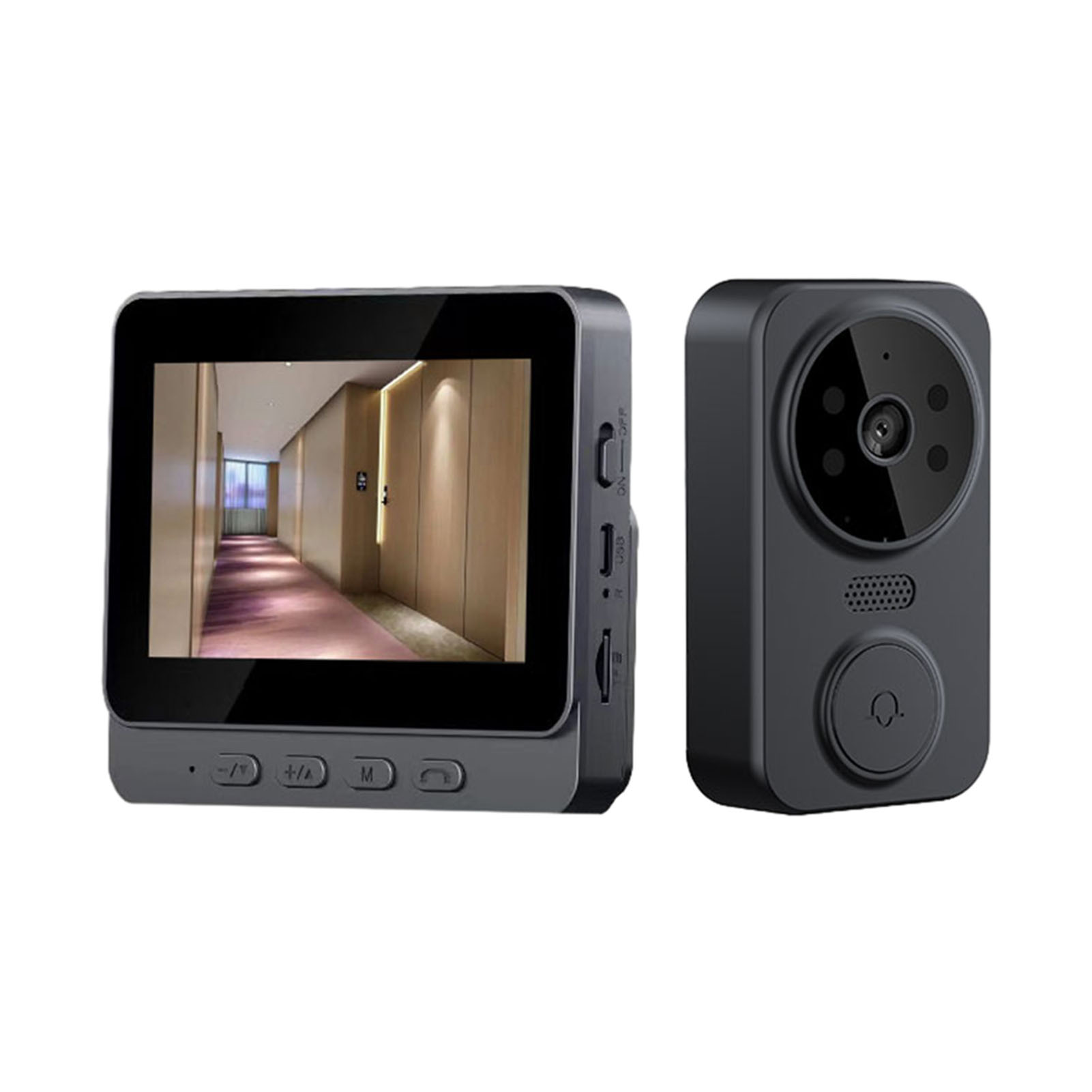 4.3 Inch IPS Screen 2.4G Wirel - đánh giá và giá Smart Doorbell Wired