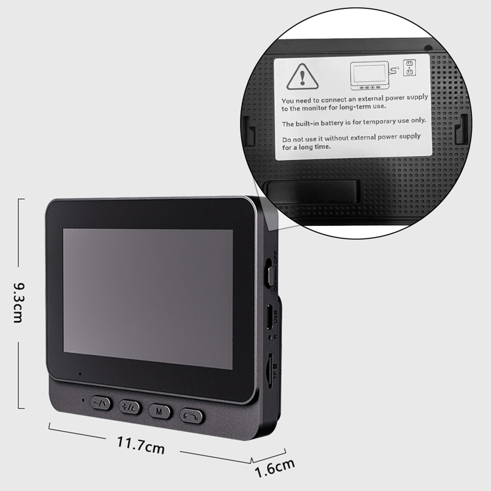 4.3 Inch IPS Screen 2.4G Wirel - đánh giá và giá Smart Doorbell Wired