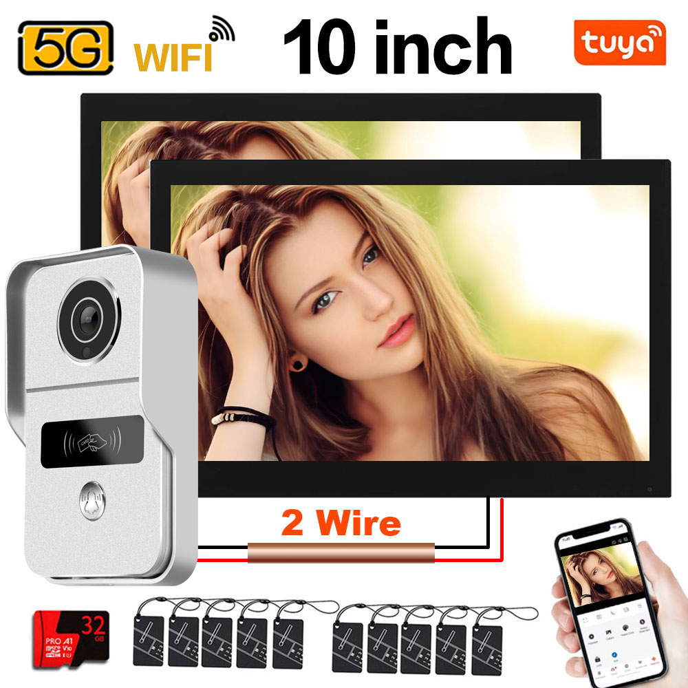 Tuya 1080P 5G Wifi 7/10 Inch 2 - đánh giá và giá Smart Doorbell Wired