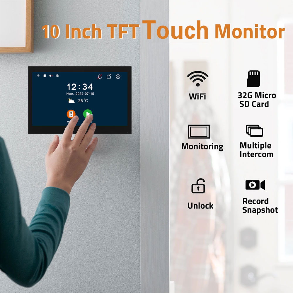 Tuya 1080P 5G Wifi 7/10 Inch 2 - đánh giá và giá Smart Doorbell Wired