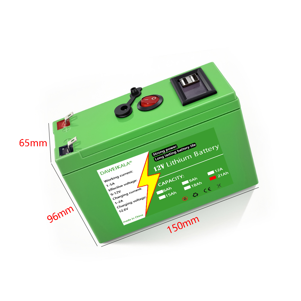 12V Battery 9Ah-21Ah 18650 Lit - đánh giá và giá Home Automation Industry