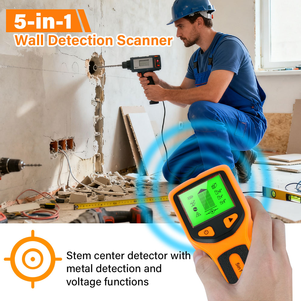 New 5-in-1 Wall Detector Handh - đánh giá và giá Water Leak Detector Wired