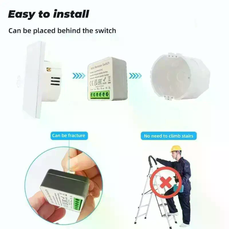 Smart Switch RF 433 MHz Mini D - đánh giá và giá Diy Home Automation Controller