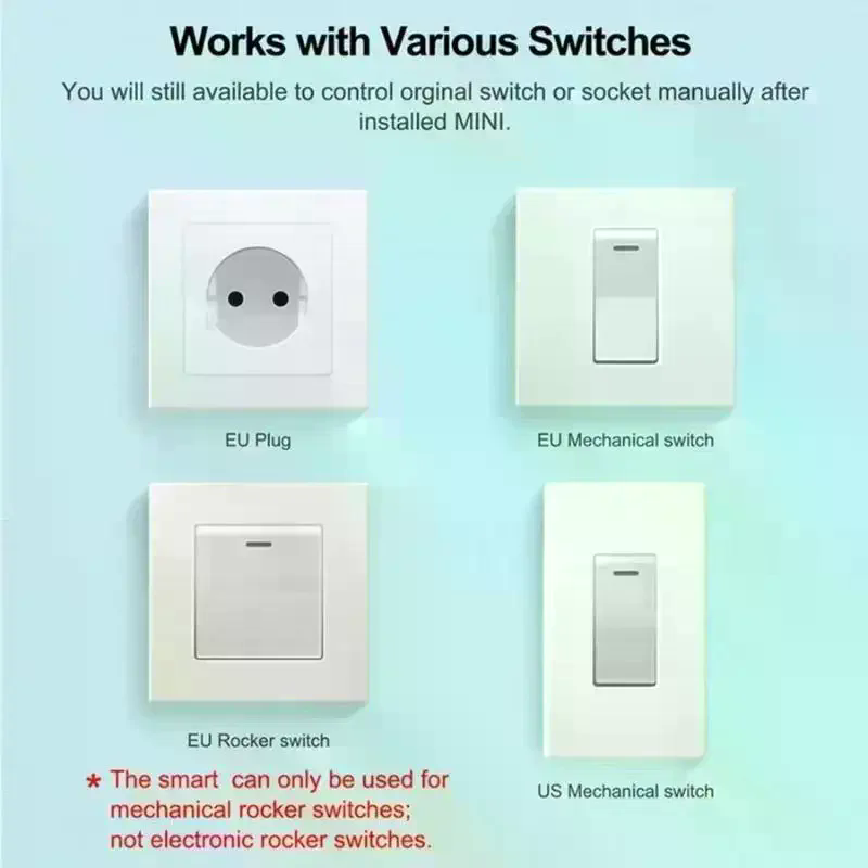 Smart Switch RF 433 MHz Mini D - đánh giá và giá Diy Home Automation Controller