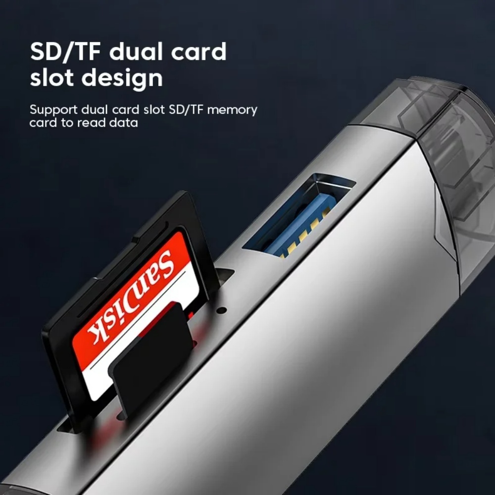 6‑in‑1 USB 3.0 OTG Card Reader - đánh giá và giá Home Assistant Sd