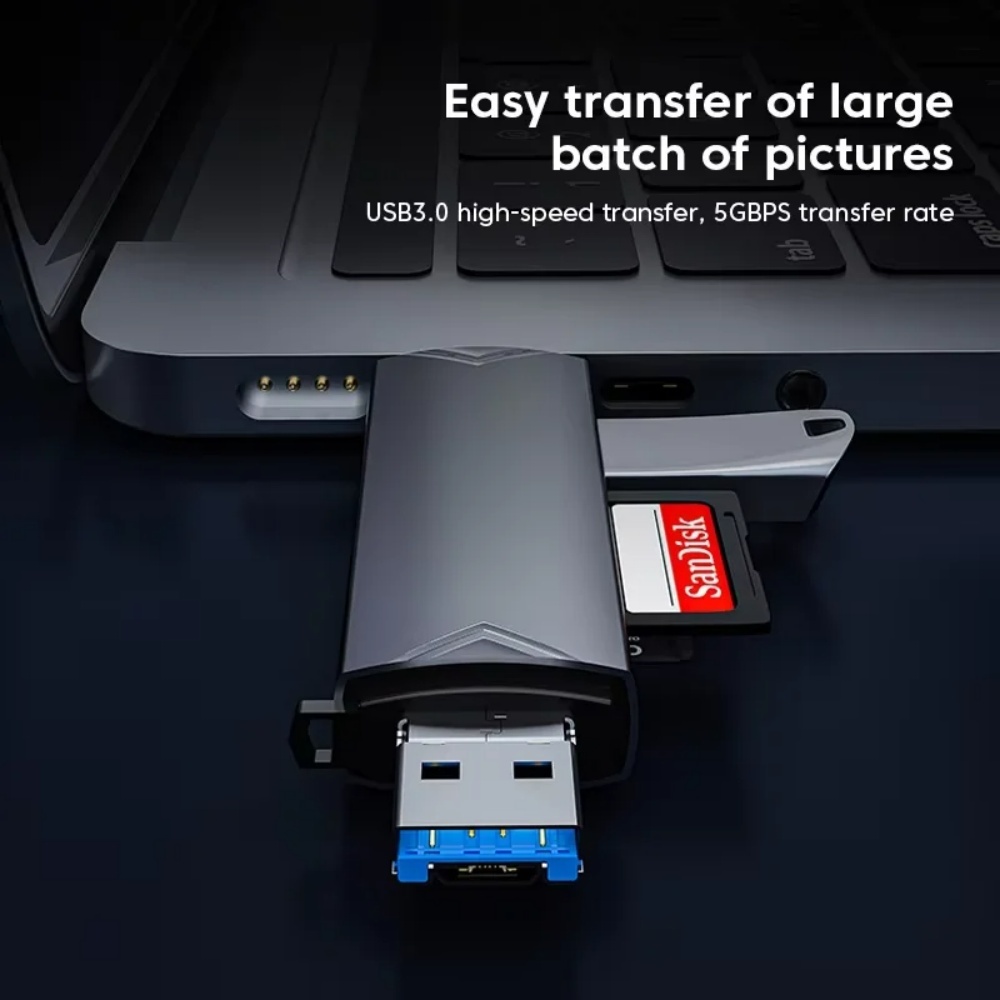 6‑in‑1 USB 3.0 OTG Card Reader - đánh giá và giá Home Assistant Sd