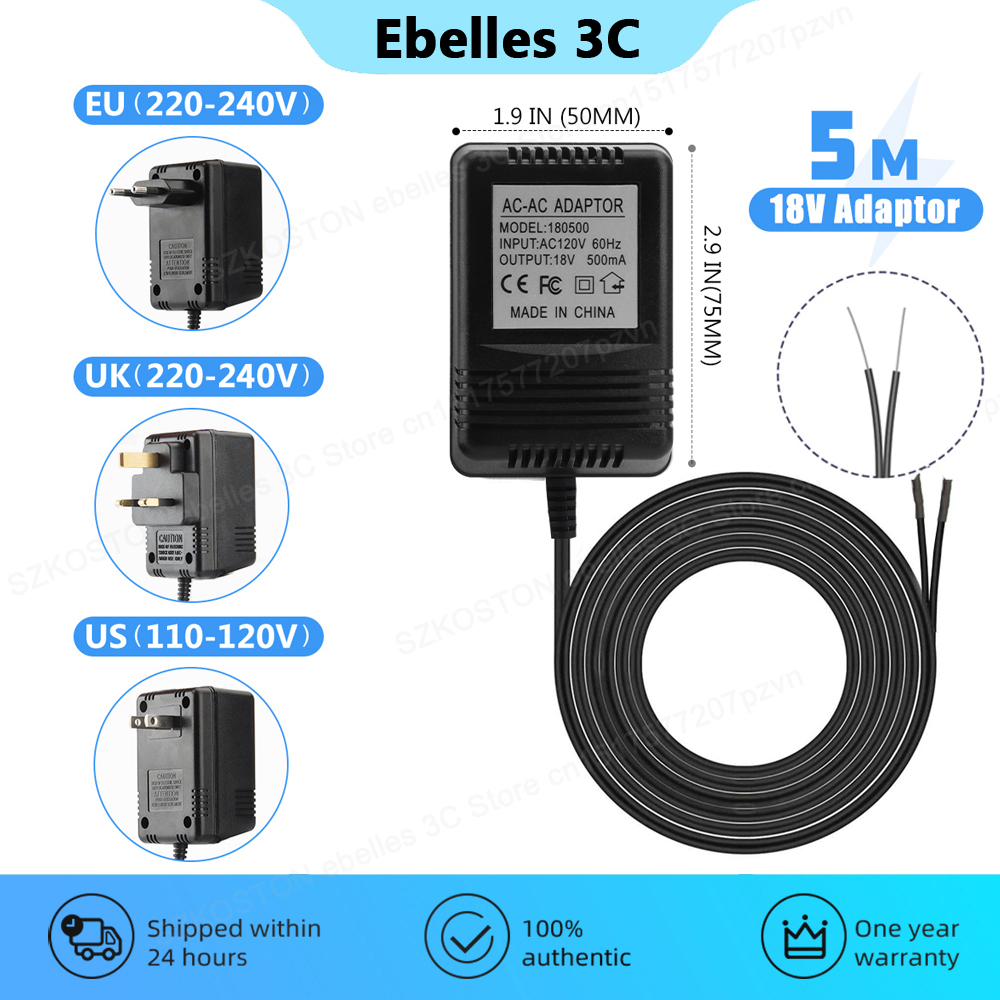18V AC Transformer Charger for - đánh giá và giá Smart Doorbell Wired