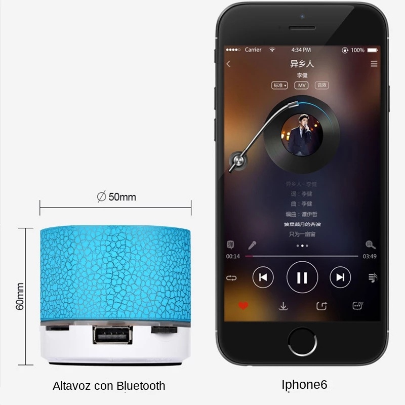 Wireless Bluetooth Speaker LED - đánh giá và giá Home Assistant Sd